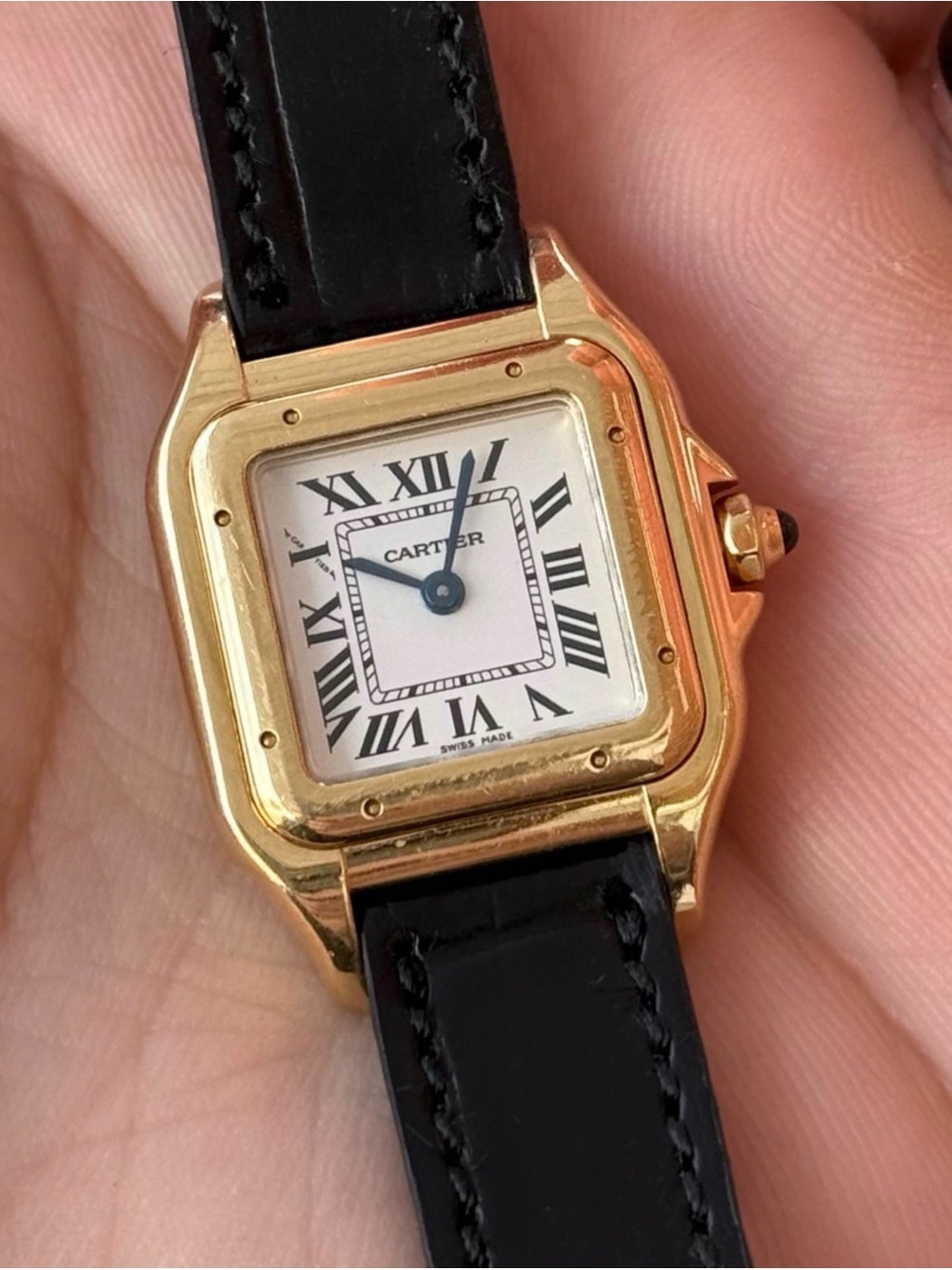 Small Cartier Panthere watch in 18k yellow gold Ref :4020 22mm